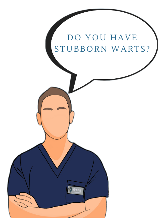 do you have stubborn warts?